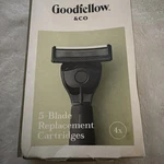 Goodfellow & Co 5 Blade Replacement Catridges X4. Fixed Price $19.79.