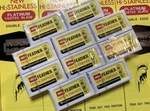 100 Ct Feather Hi-stainless Double Edge Razor Blades Hair Remover Japan Made. Fixed Price $32.99.
