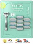 11 Gillette Venus Embrace Smooth Sensitive Razor 5 Blade Refill Cartridges Metal. Fixed Price $36.99.