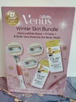 Gillette Venus Moistureglide Razor, 3 Cartridges, Olay Body Wash $27 Value. Fixed Price $11.00.