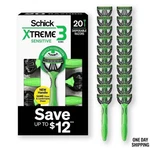 Schick XTREME3 Sensitive Disposable Razors For Men, 20 Ct.. Fixed Price $34.98.