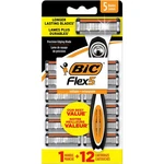 Bic Flex 5 Refillable Razors For Men 13 Piece Pack With 12 Cartridges. Fixed Price $28.09.