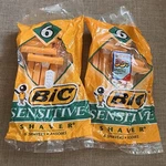 Bic Sensitive Shaver Disposable Razor 6 Each Vintage 1999 (lot 2). Fixed Price $15.00.