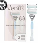 Gillette Venus Intimate Grooming Razors For Women, 1 Bikini Trimmer, 2 Refills. Fixed Price $14.99.