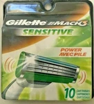 10 Gillette MACH3 M3 Power Sensitive Blade Shaver Refill Cartridges Brand New. Fixed Price $89.00.