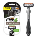 Bic Flex 4 Titanium Sensitive Men's Disposable Razors, Blade, 3-COUNT. Fixed Price $28.66.
