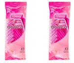 20 Dorco Women's Disposable Razors Twin Blade Pink Lubricant Strip Packs Of 10. Fixed Price $25.00.