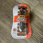 Bic Hybrid Advance Men Face Razor 3-BLADE Handle + 5 Cartridges. Fixed Price $9.65.