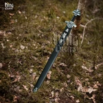 N0RTHMEN Viking's Sword, Damascus Steel Razor Sharp Full Tang Blade.. Fixed Price $125.00.