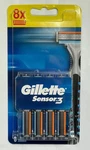 Gillette Sensor 3 Refill Cartridges 8 Count Pack Choice Of Quantity New!. Fixed Price $112.50.