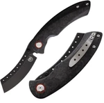 Red Horse Knife Works Hell Linerlock Razor 3.5" S35VN Steel Blade Carbon Fiber. Fixed Price $270.00.