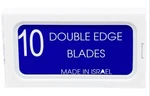 Israeli Made Crystal Razor Double Edge Shaving Blades By Personna 10 Pack. Fixed Price $16.99.