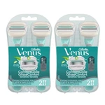 Venus Comfortglide Sensitive Aloe 5-BLADE Women's Disposable Razors (lot Of 2). Fixed Price $28.99.
