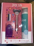 Joy & Glee Women's Razor Holiday Shave Care Gift Set - Pink, 2 Refills Gel. Fixed Price $9.25.