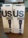 Lot Of 2 Us By Bic 5-BLADE Unisex Razor Starter Kit For And Women, Navy. Fixed Price $16.00.