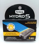Schick Hydro 5 Energize Razor Blade Refills 4CT One Box Nib. Fixed Price $12.95.