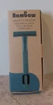 Bambaw Sea Green Safety Razor With 5 Blades - Nip. Fixed Price $13.50.