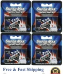 20 Supermax KWIK3 Refills Blades Razor Fits Gillette SENSOR3 Excel Cartridges. Fixed Price $16.99.