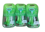 (3) 2 Packs Gillette Venus Extra Smooth Disposable Razors 5 Blade- Green. Fixed Price $19.59.