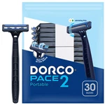 Dorco Pace 2 Disposable Razors For Men (30CT), Blades Shaving Razor, Open-flow. Fixed Price $32.99.