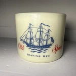 Old Spice Shaving Mug Grand Turk Ship 1786 Shulton Clifton Rare Early American. Fixed Price $28.00.