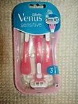 Gillette Venus Sensitive Women's Disposable Razor 3 Pack Travel 129. Fixed Price $11.97.