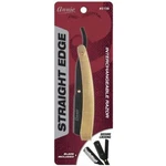 Annie Shaving Straight Edge Razor Butterfly Swing Lock Gold Matte Black. Fixed Price $11.99.
