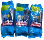 Gillette Sensor Lubrastrip Pivot 12 Disposable Razors 3 Packs. Fixed Price $28.99.