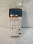 Anvil Pack Of Single Edge Razor Blades Bulk P/n 1004 627 811. Fixed Price $12.88.