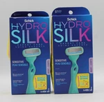 Lot Of 2 - Schick Hydro Silk Body Sensitive Skin Razor, With 1 Refills. Fixed Price $11.89.