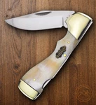 Frost Cutlery Choctaw Folding Knife 3.5" Stainless Steel Blade Ox Horn Handle. Fixed Price $21.69.
