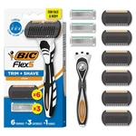 Bic Flex 5 Trim & Shave Men Grooming Kit, Handle + 3 Cartridges. Fixed Price $16.09.