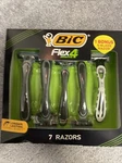 7 Count Bic 4 Sensitive Disposable Razor, Flexible Blades. Fixed Price $16.50.