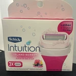 Schick Intuition Island Berry Women's Razor Refill 3 Cartridges. Fixed Price $14.49.