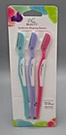 Plum Beauty 3 Pack Eyebrow Shaping Razors Removes Fine Hair. Fixed Price $8.99.