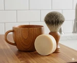 3PC Wooden Shaving Set Kit Brush Badger Hair Shave Bowl Mug Cup Handle & Soap. Fixed Price $39.99.