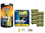 9 Gillette Fusion Proshield Flexball Razor Blades Refill Cartridge Shaver Handle. Fixed Price $39.99.