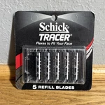 Schick Tracer 5 Pack Refill Blades Nos 1996. Fixed Price $14.99.