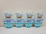 Bic Easy Rinse Disposable 4-BLADE Razors, 2CT Lot Of 4, 8 Total ( A5). Fixed Price $19.99.
