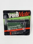 Vintage Personna Travelmate Razor, Disposable Kit With 2 Twin Blade Cartridges. Fixed Price $5.49.