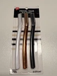 Walgreens Facial Hair Razors Stainless Steel 3 Count Curved Handle Snap-on Guard. Fixed Price $5.69.
