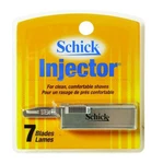 Schick Plus Size 7CT Injector Chromium Blades Pkg. Fixed Price $11.27.