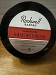 Rockwell Razors Shave Cream - Barbershop Scent In Lidded Jar 113G./4OZ.. Fixed Price $17.00.
