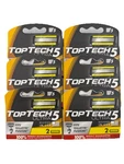 6 Pk Toptech Ultra 5 Razors Cartridges Blade 12 Fits Gillette Fusion. Fixed Price $29.94.