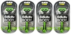 Gillette Body Razor For Men - 3 Blades Fits Fusion, Proglide, Venus (4 Pack). Fixed Price $18.75.