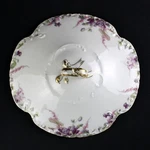 Haviland Limoges Violets & Astible Round Vege Bowl Lid Only, Blank 9 Sch 443. Fixed Price $12.50.
