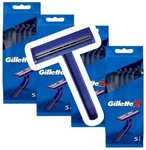 20 Authentic Gillette Disp. Fixed Razors Twin Blade No Lubrastrip 4 Packs Of 5. Fixed Price $24.95.