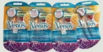 4 Packs - Gillette Venus Embrace 5 Blades Disposable Total 8 Razors. Fixed Price $29.99.