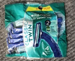 New Vintage Wilkinson Sword Disposable Razors 4 Pack Classic Twin 2-BLADES. Fixed Price $7.99.