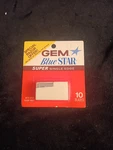 Gem Blue Star Stainless Steel Razor Blades Single Sharp Edge 10CT Case. Fixed Price $64.99.